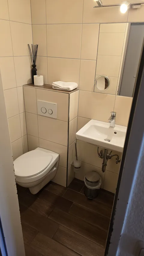 Bad im Komfort-Doppelzimmer
